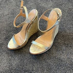 badgley mischika gold wedges